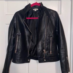Top shop Leather Jacket- Size 4